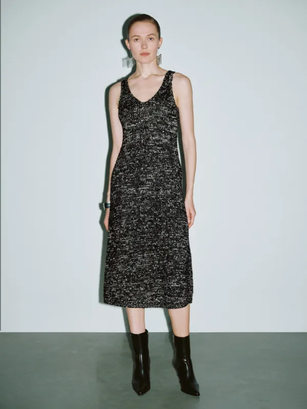 Sleeveless U Neck Skinny Knitted Dress sold by Urban Revivo