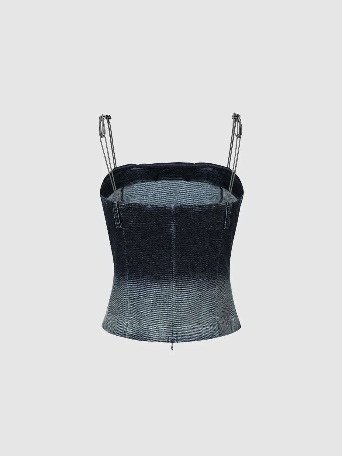 Sleeveless Skinny Denim Shirt sold by Urban Revivo product image thumbnail 2