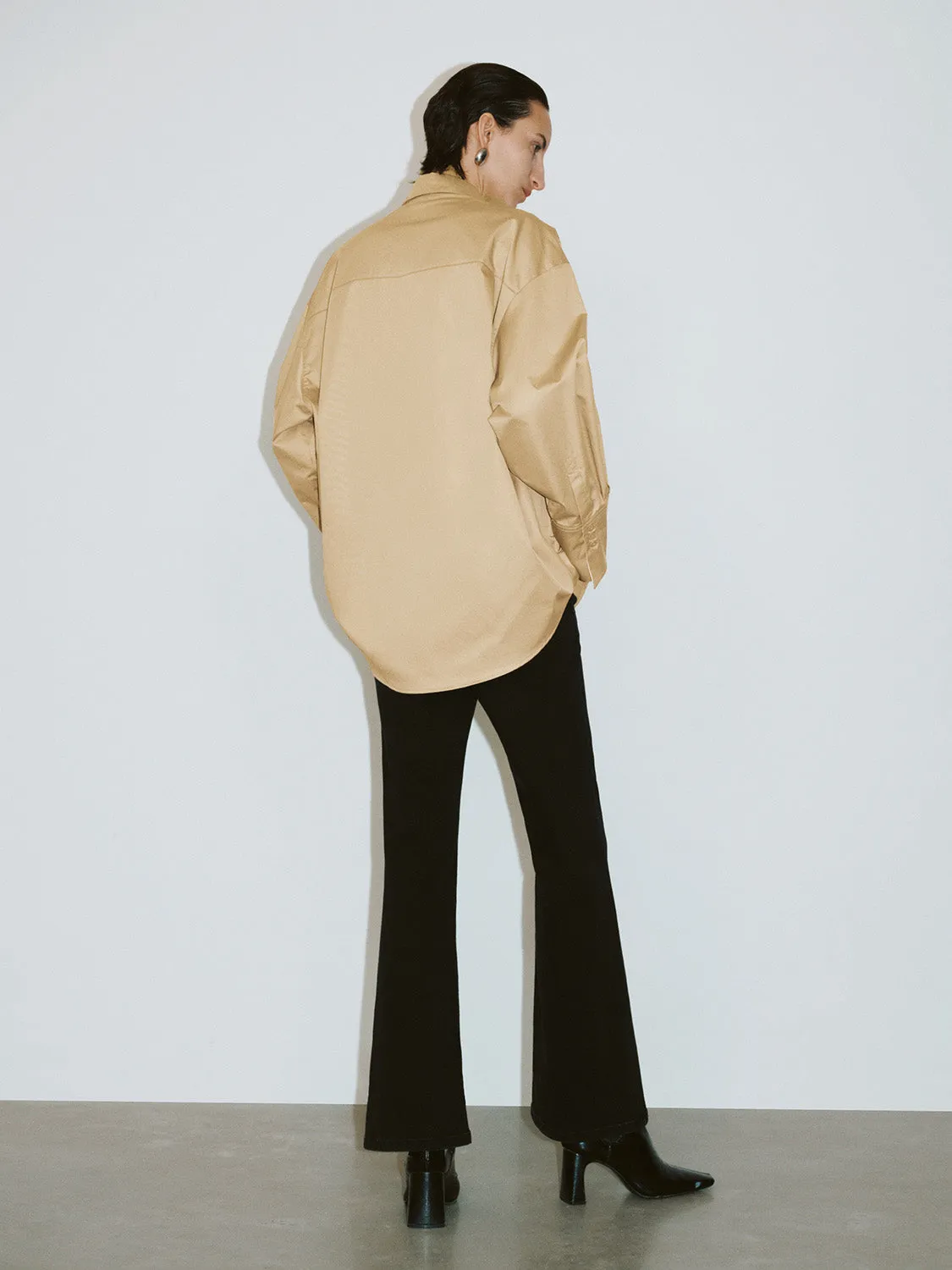 Button Up Oversized Shirt sold by Urban Revivo product image thumbnail 4