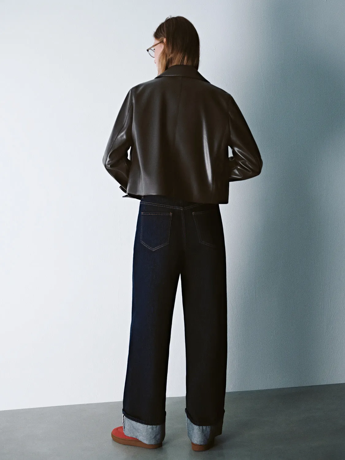 Button Up Loose Straight Jacket sold by Urban Revivo product image thumbnail 4