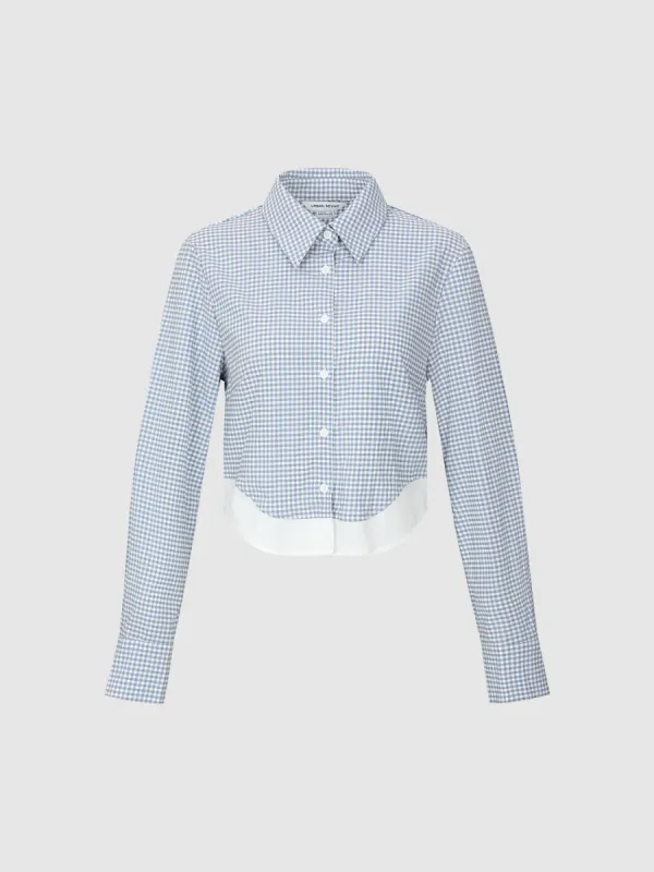 Gingham 2 In 1 Straight Shirt made by Urban Revivo