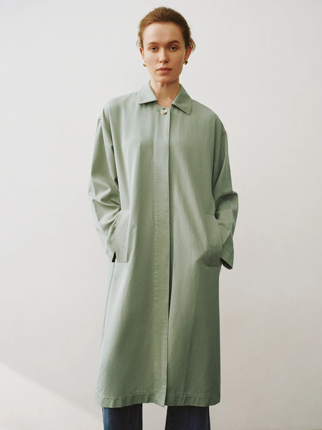 Loose Trench Coat sold by Urban Revivo product image thumbnail 5