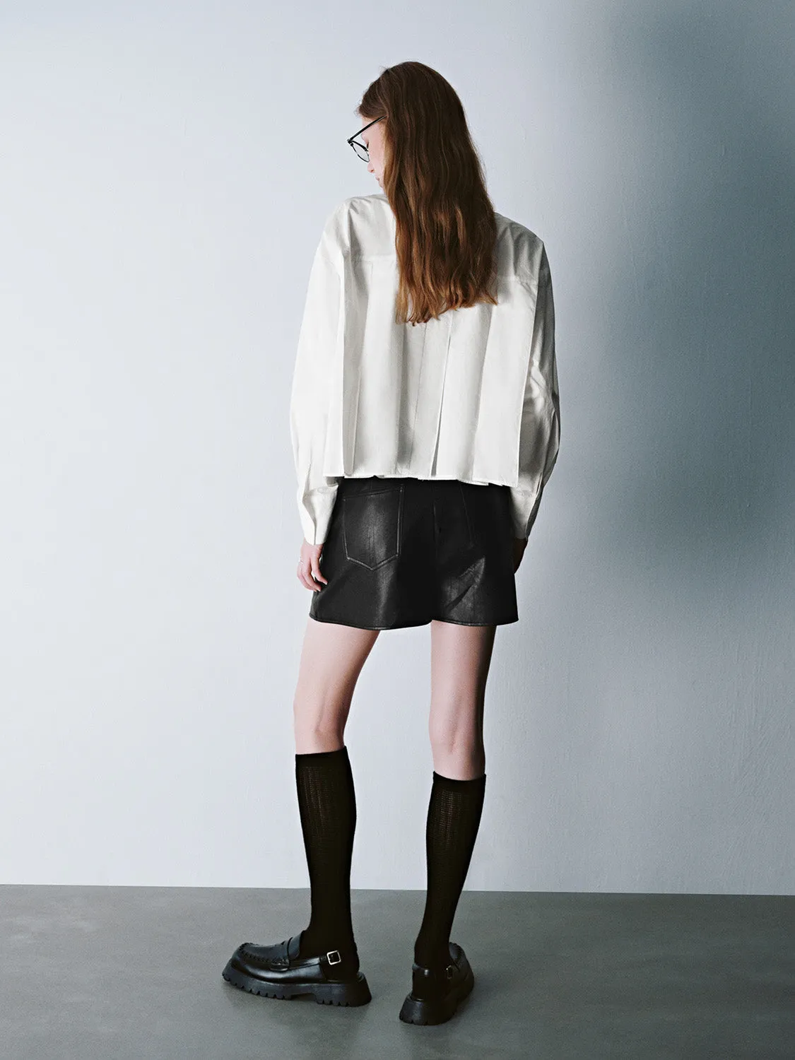 Button Up Loose Shirt sold by Urban Revivo product image thumbnail 4