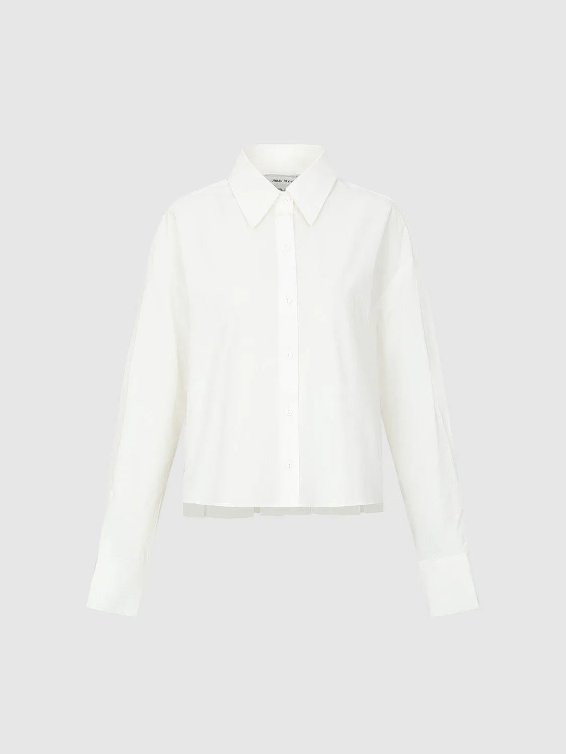 Button Up Loose Shirt sold by Urban Revivo product image thumbnail 2