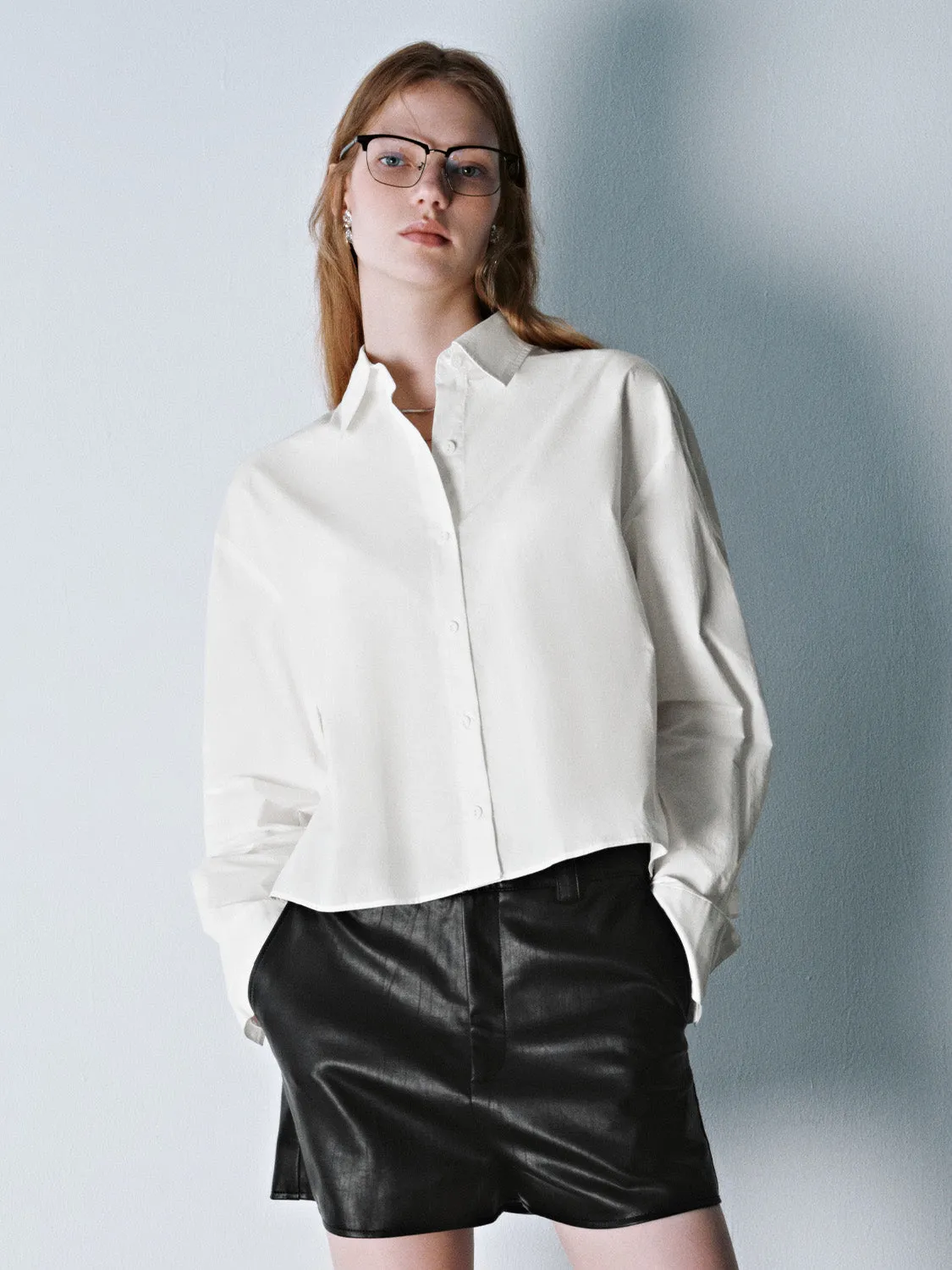 Button Up Loose Shirt sold by Urban Revivo