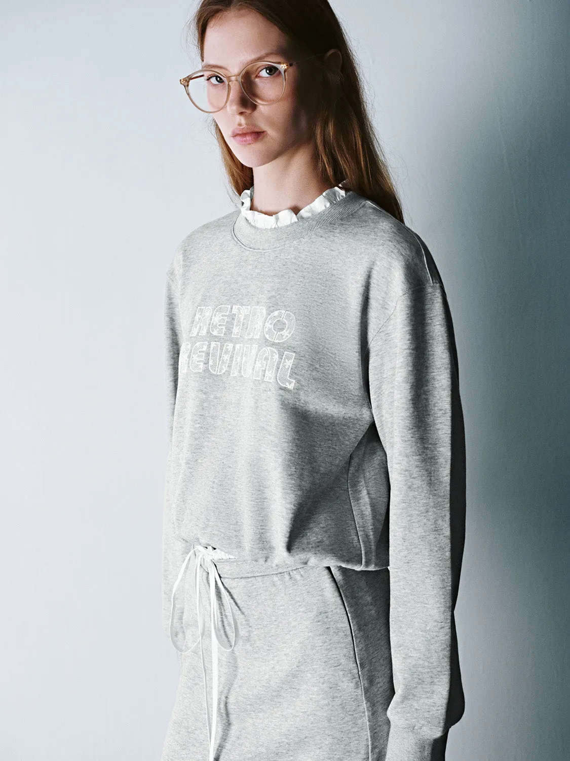 Printed 2 In 1 Loose Sweatshirt sold by Urban Revivo product image thumbnail 3