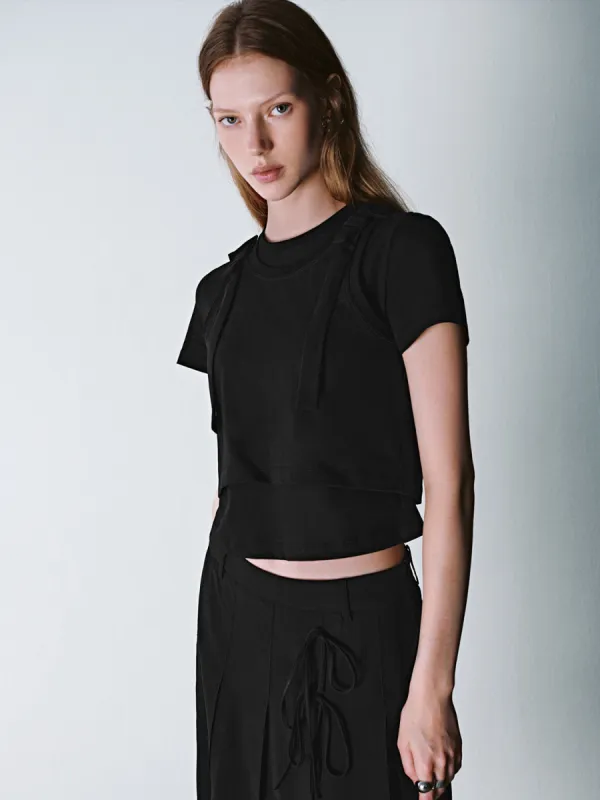 Crew Neck Skinny T-Shirt sold by Urban Revivo