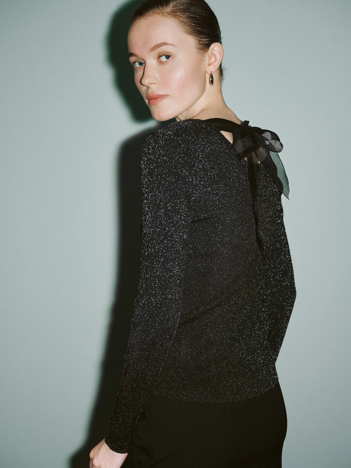 Skinny Crew Neck Knitted T-Shirt sold by Urban Revivo product image thumbnail 4