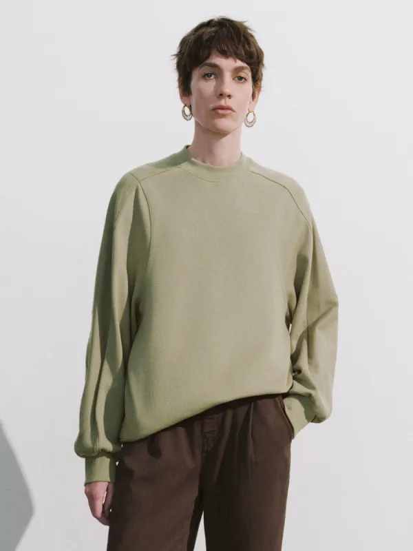 Crew Neck Loose Sweatshirt sold by Urban Revivo