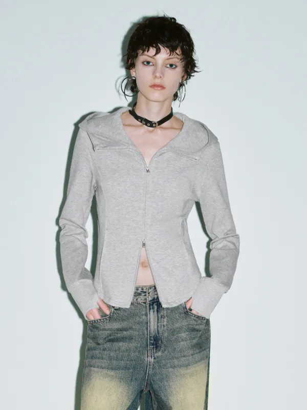 Zipper Front Skinny Jacket made by Urban Revivo
