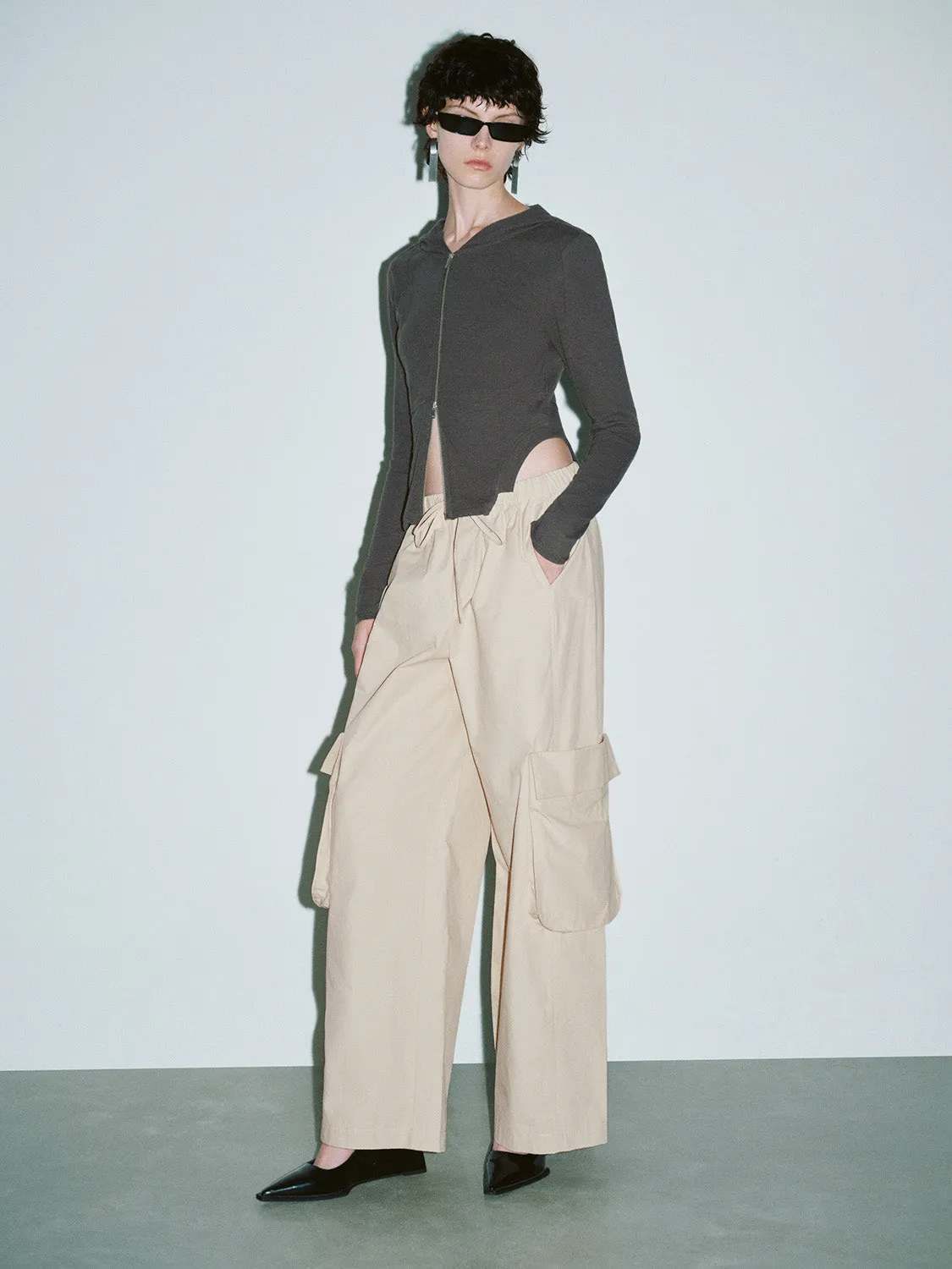 Loose Wide-Leg Pants sold by Urban Revivo product image thumbnail 5