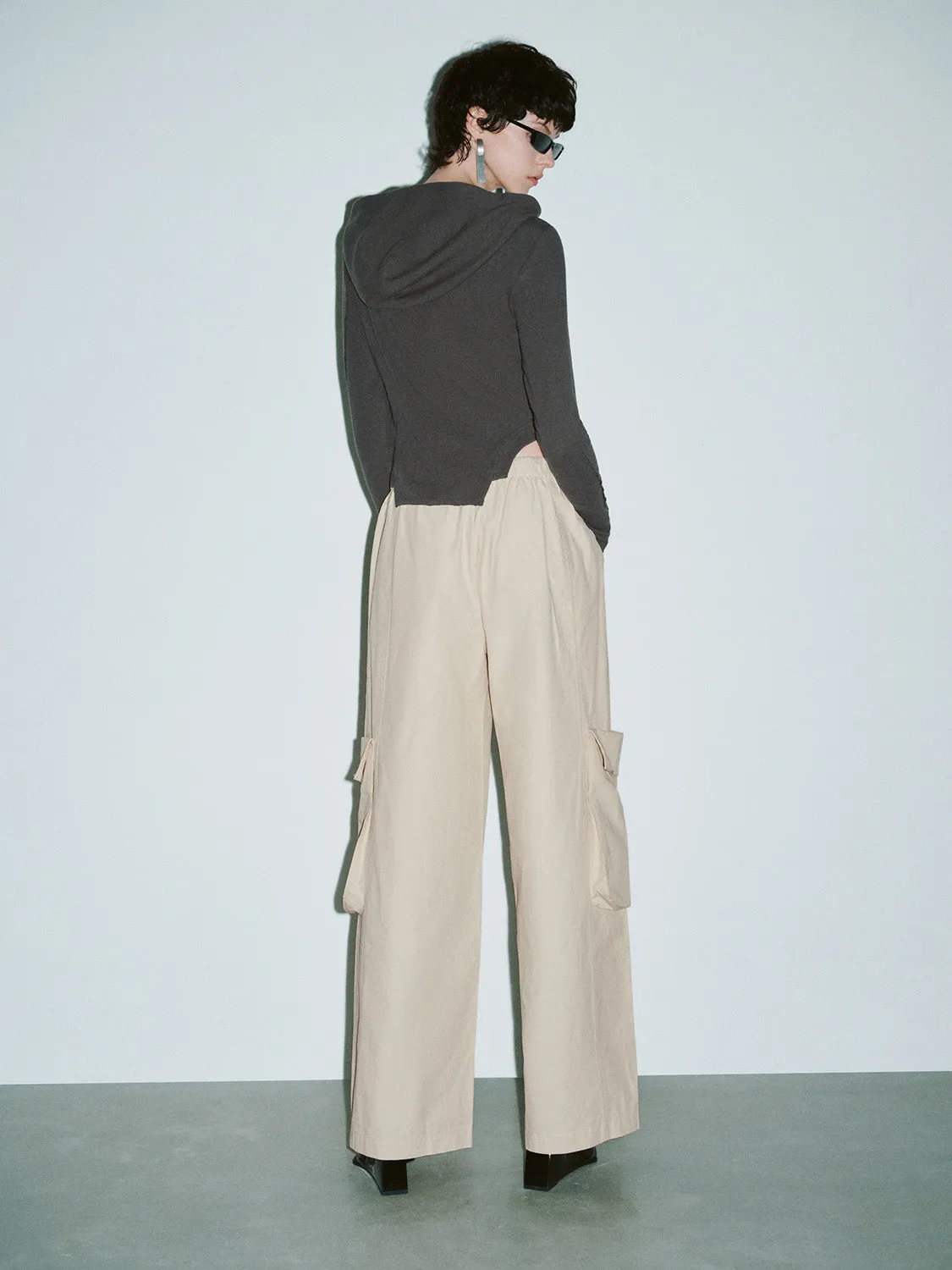 Loose Wide-Leg Pants sold by Urban Revivo product image thumbnail 4