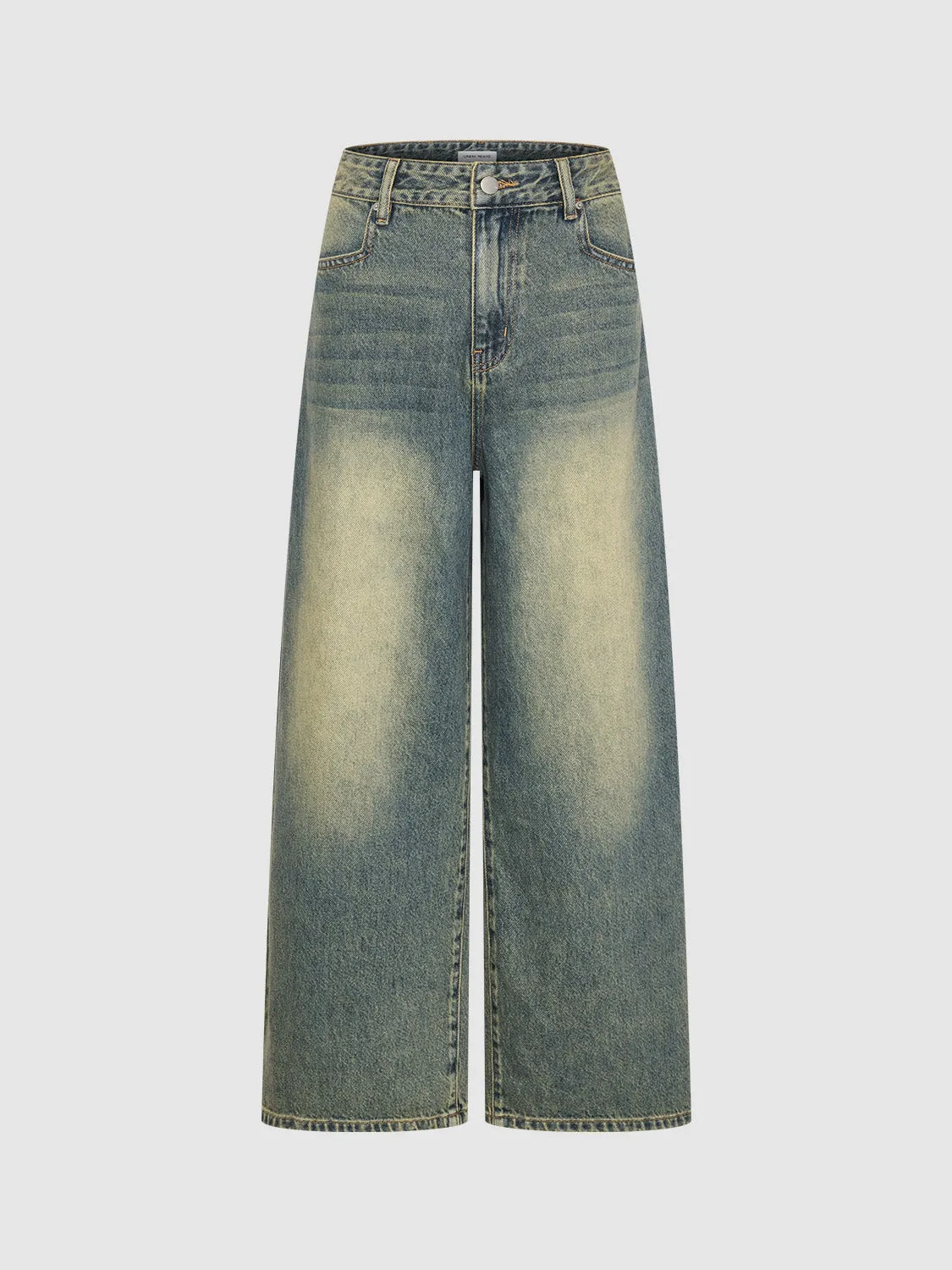 Wide-Leg Loose Jeans sold by Urban Revivo