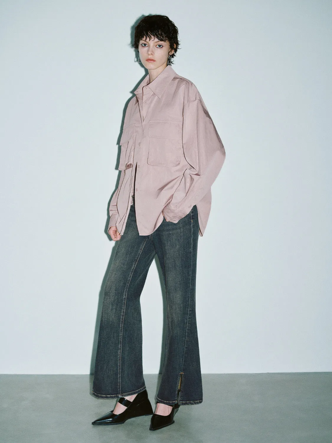 Button Up Loose Shirt sold by Urban Revivo product image thumbnail 5