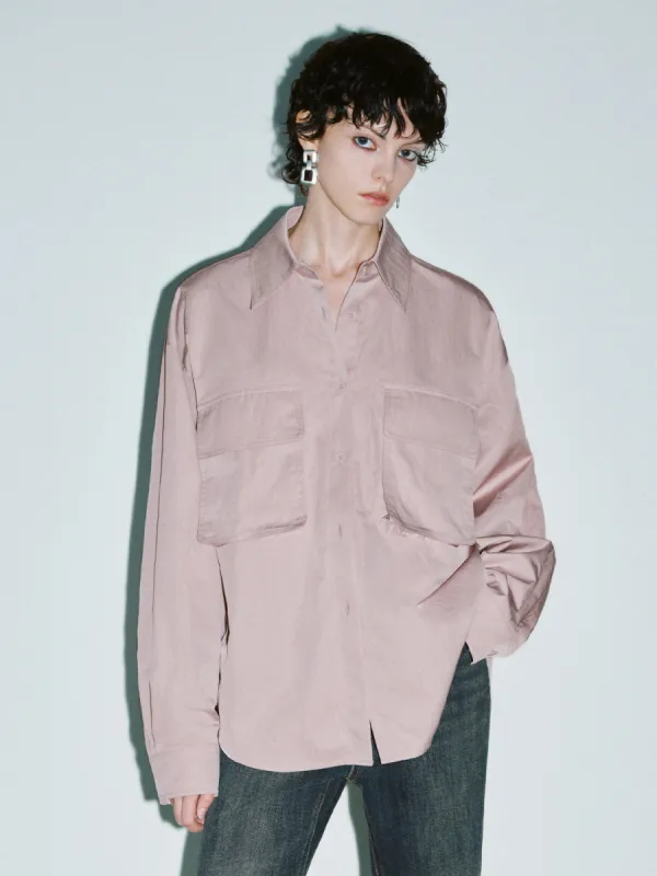 Button Up Loose Shirt sold by Urban Revivo