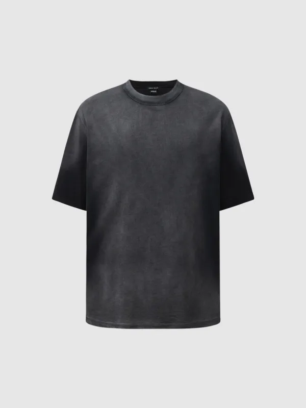 Crew Neck Loose T-Shirt sold by Urban Revivo