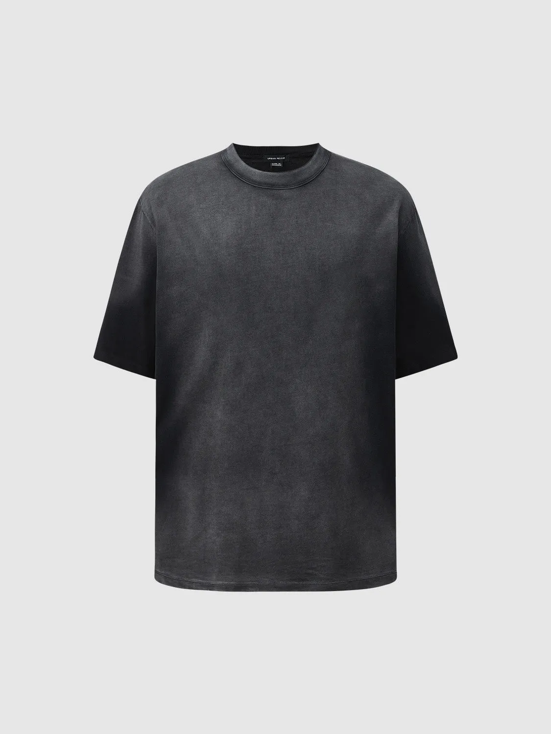 Crew Neck Loose T-Shirt sold by Urban Revivo