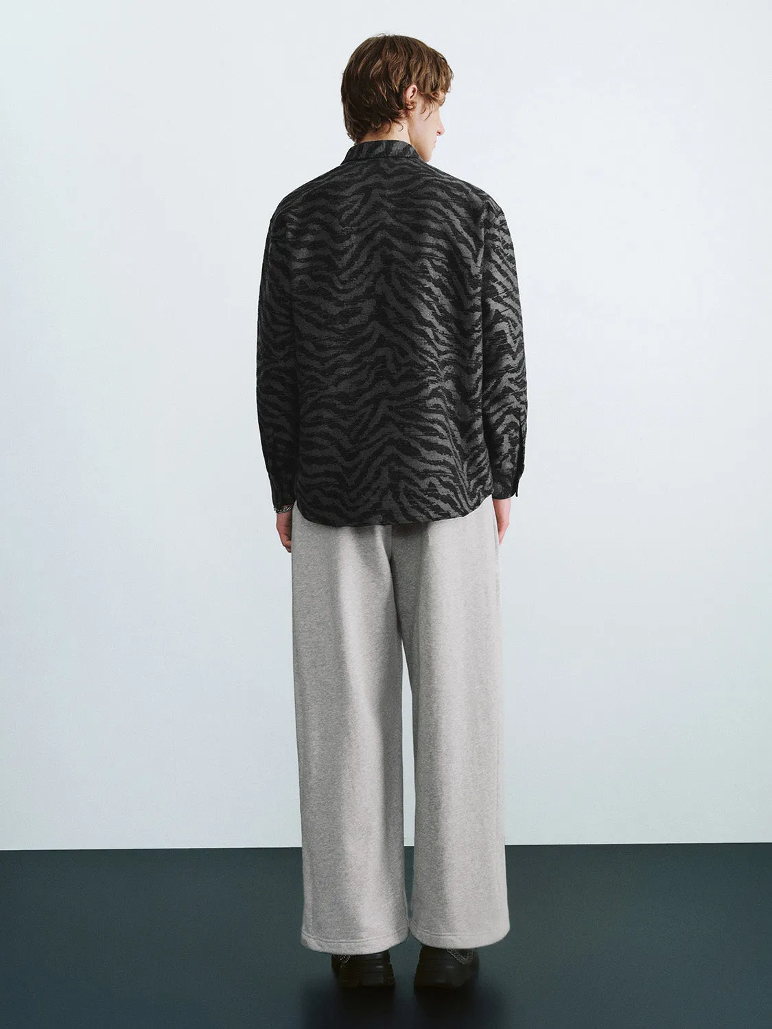 Drawstring Waist Oversized Wide-Leg Pants sold by Urban Revivo product image thumbnail 4