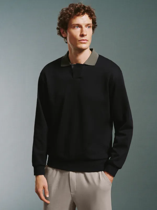 Two Toned Polo Shirt sold by Urban Revivo