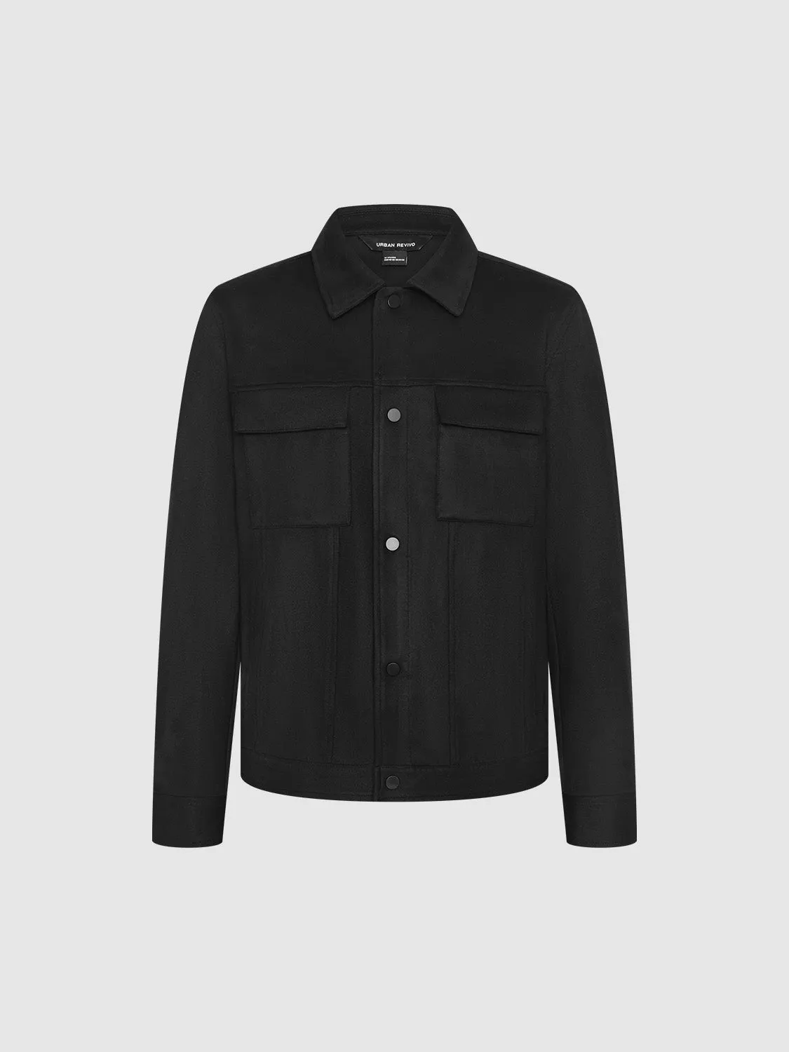 Press Button Straight Jacket sold by Urban Revivo product image thumbnail 3