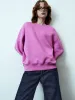Crew Neck Loose Sweatshirt sold by Urban Revivo