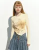 Printed Crew Neck Skinny T-Shirt sold by Urban Revivo