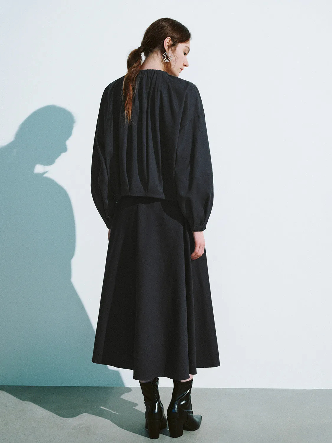 Midi A-Line Skirt sold by Urban Revivo product image thumbnail 4