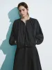 Zipper Front Crew Neck Oversized Jacket sold by Urban Revivo