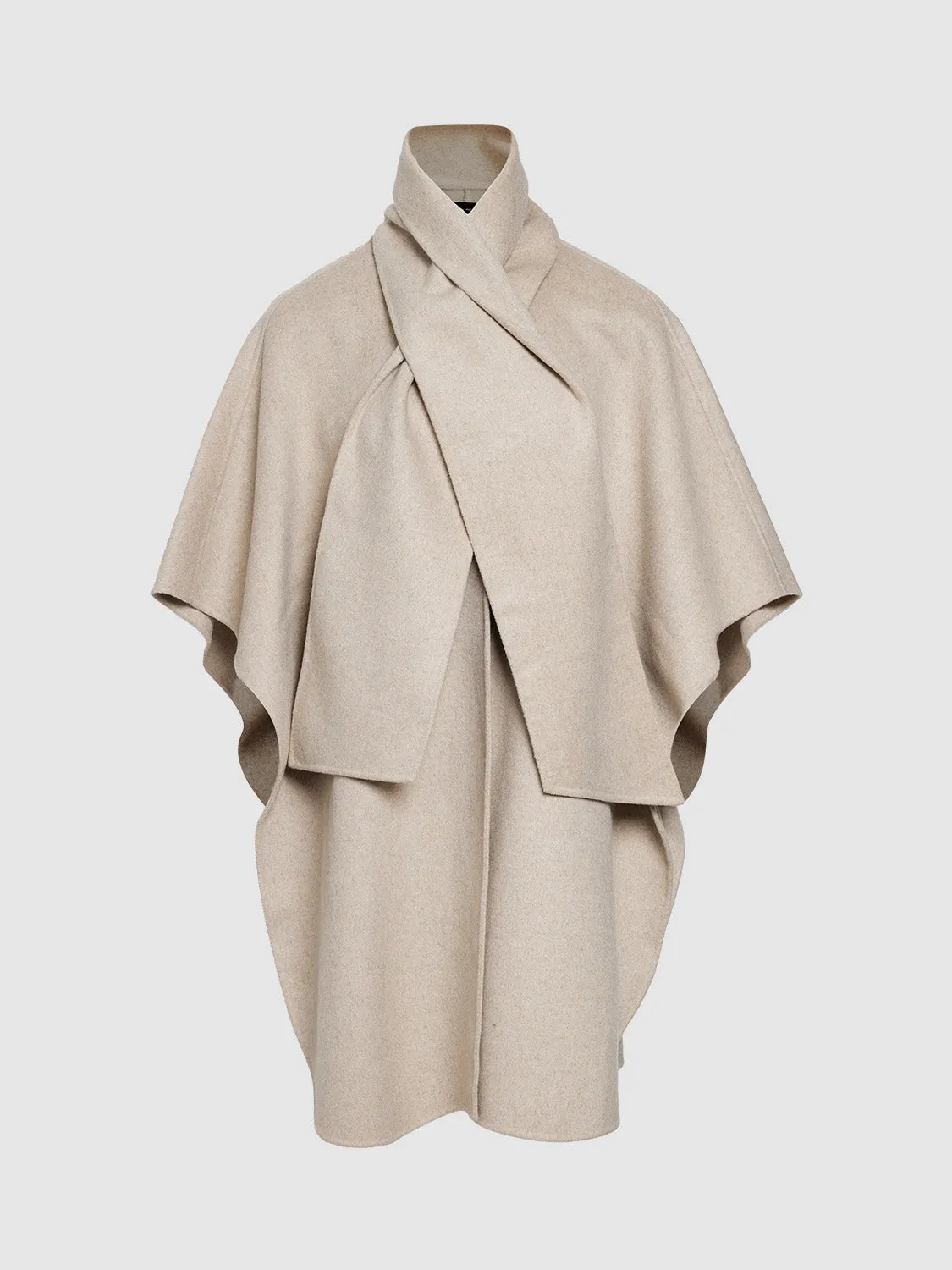 Longline Loose Wool Blend Coat sold by Urban Revivo product image thumbnail 2