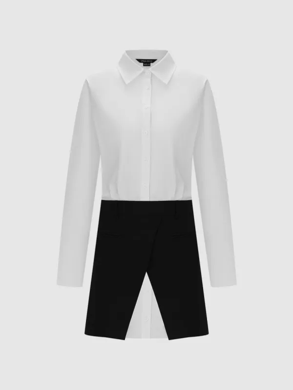 2 In 1 A-Line Shirt Dress sold by Urban Revivo