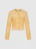 Skinny Crew Neck Knitted Cardigan sold by Urban Revivo
