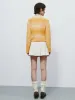 Skinny Crew Neck Knitted Cardigan sold by Urban Revivo