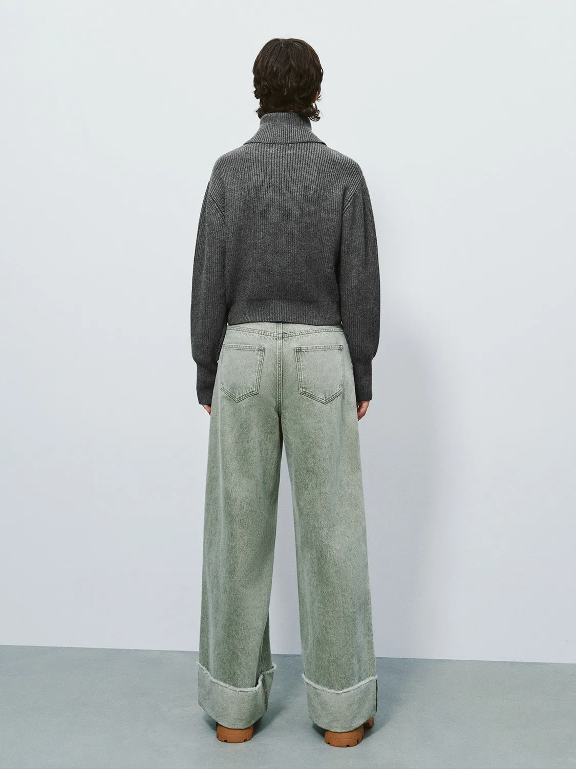 Zip Half Placket Knitted T-Shirt sold by Urban Revivo product image thumbnail 4