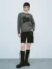 Crew Neck Loose Knitted T-Shirt sold by Urban Revivo
