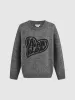 Crew Neck Loose Knitted T-Shirt sold by Urban Revivo