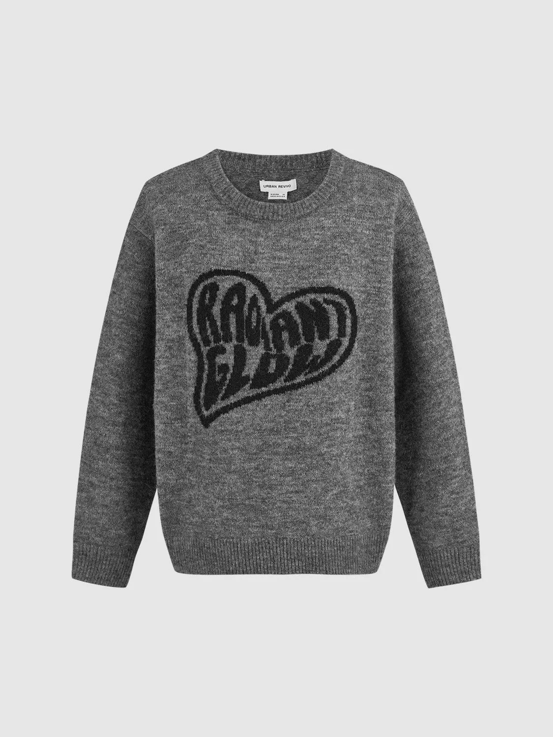 Crew Neck Loose Knitted T-Shirt sold by Urban Revivo product image thumbnail 2