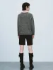 Crew Neck Loose Knitted T-Shirt sold by Urban Revivo