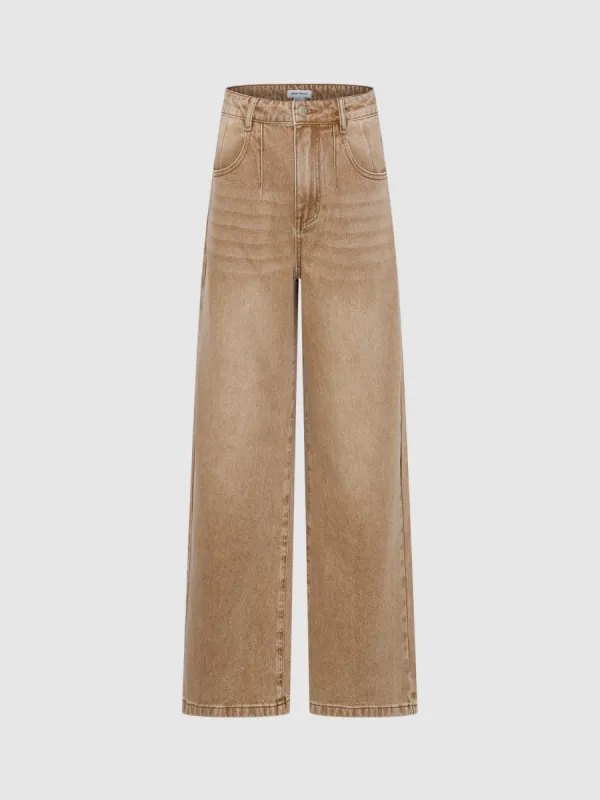 Wide-Leg Jeans sold by Urban Revivo