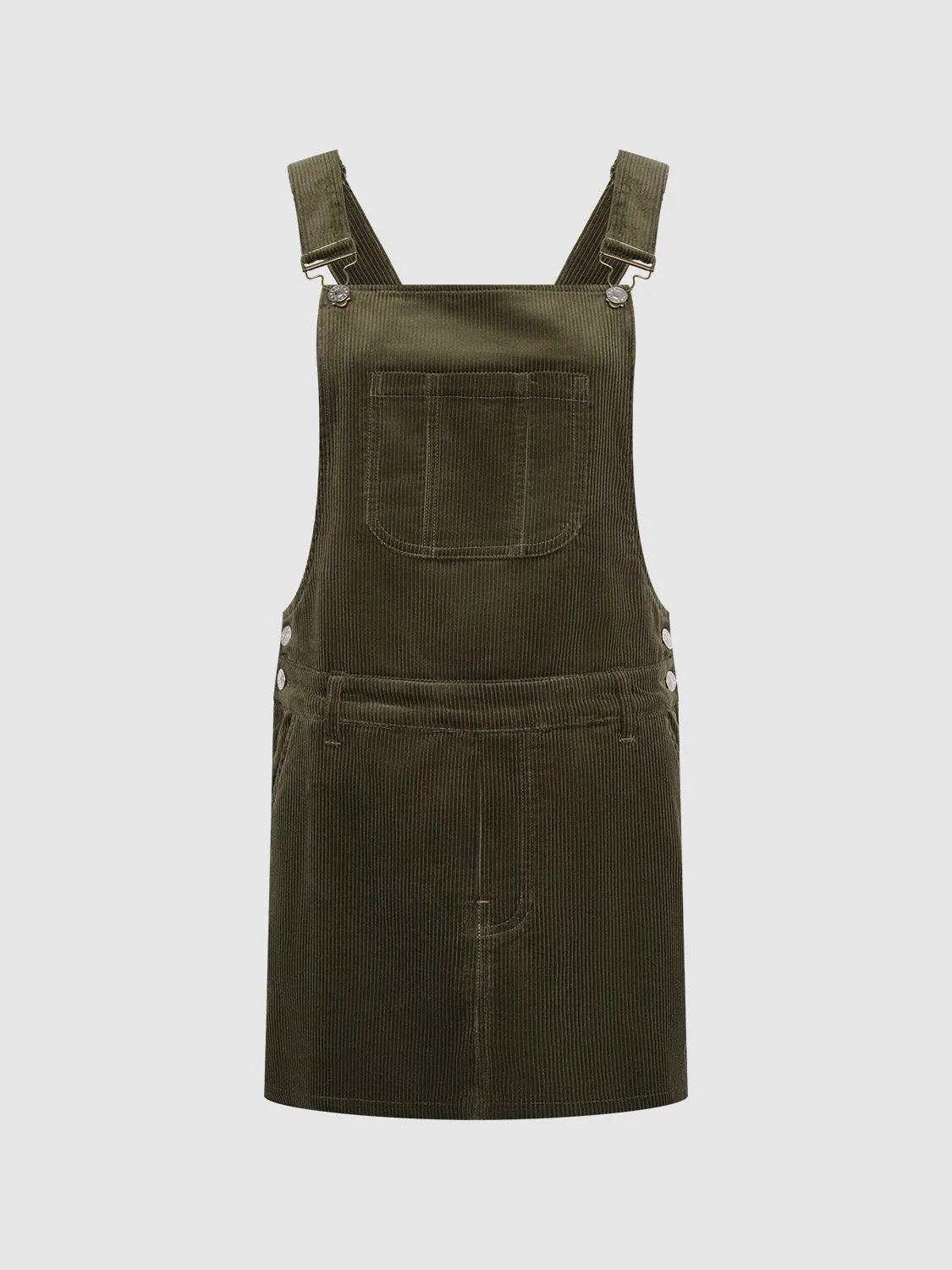 Textured Mini Pinafore Dress sold by Urban Revivo product image thumbnail 2