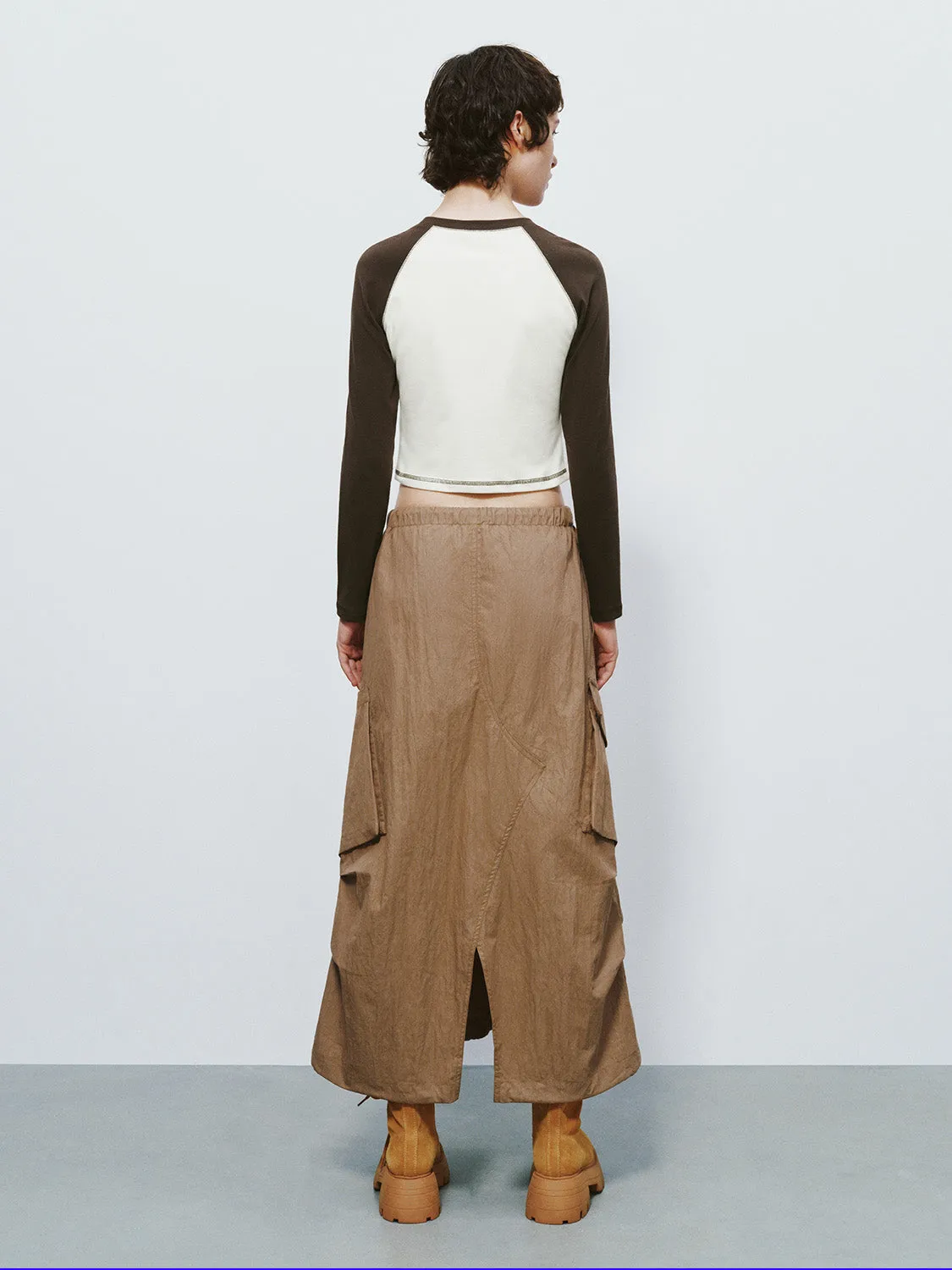 Printed Crew Neck Skinny T-Shirt sold by Urban Revivo product image thumbnail 4