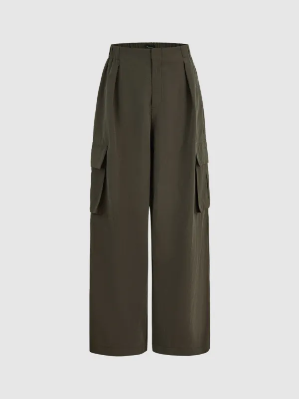 Loose Wide-Leg Pants sold by Urban Revivo