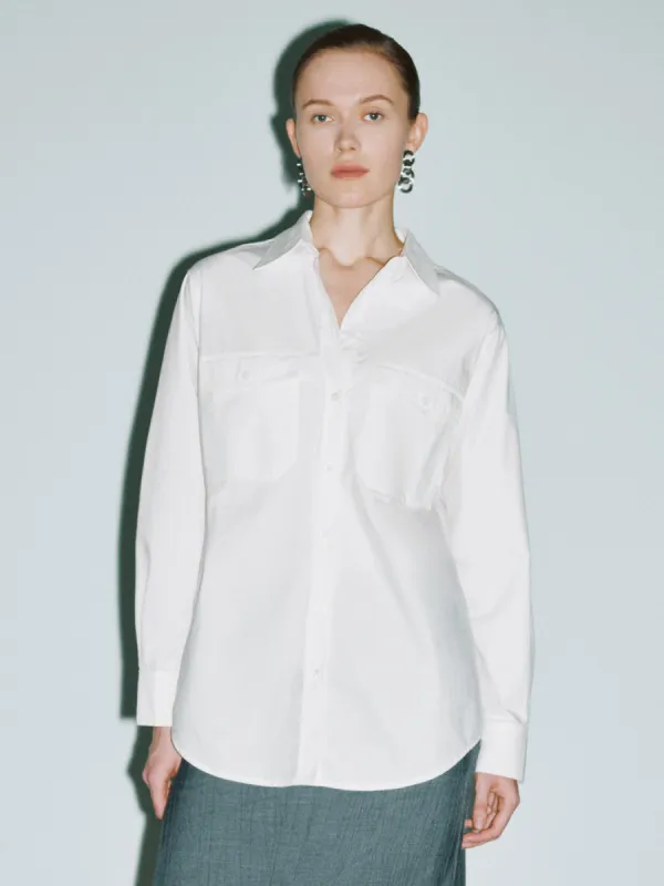 Button Up Loose Shirt sold by Urban Revivo