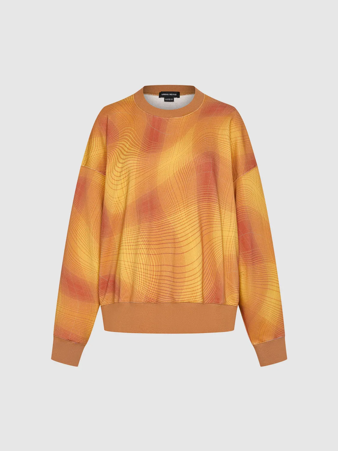 Crew Neck Oversized Sweatshirt sold by Urban Revivo product image thumbnail 2