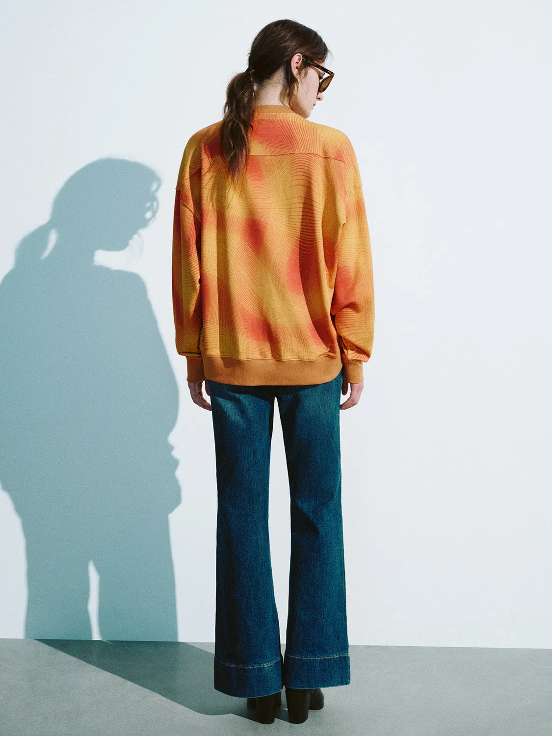 Crew Neck Oversized Sweatshirt sold by Urban Revivo product image thumbnail 4