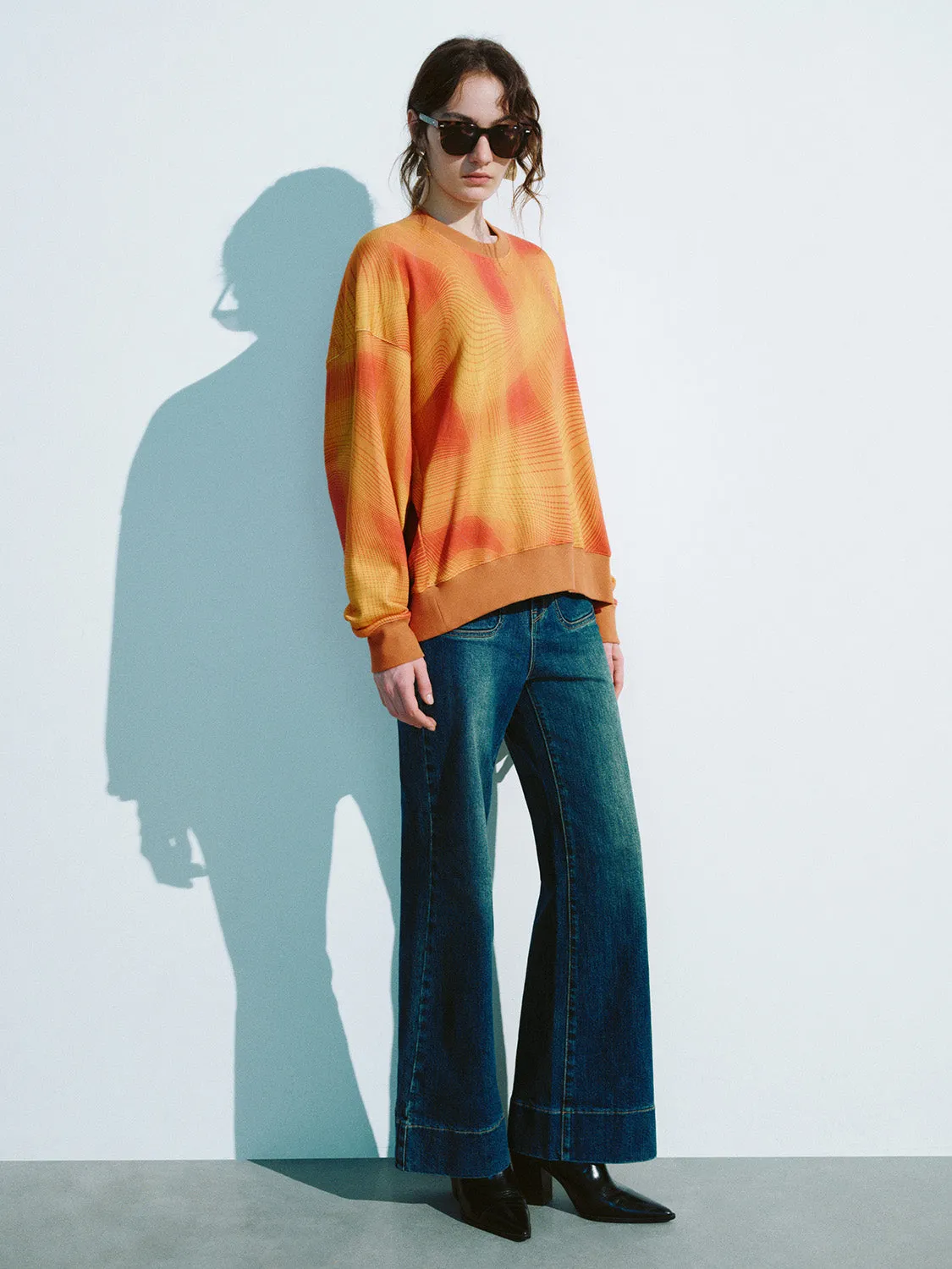 Crew Neck Oversized Sweatshirt sold by Urban Revivo product image thumbnail 5