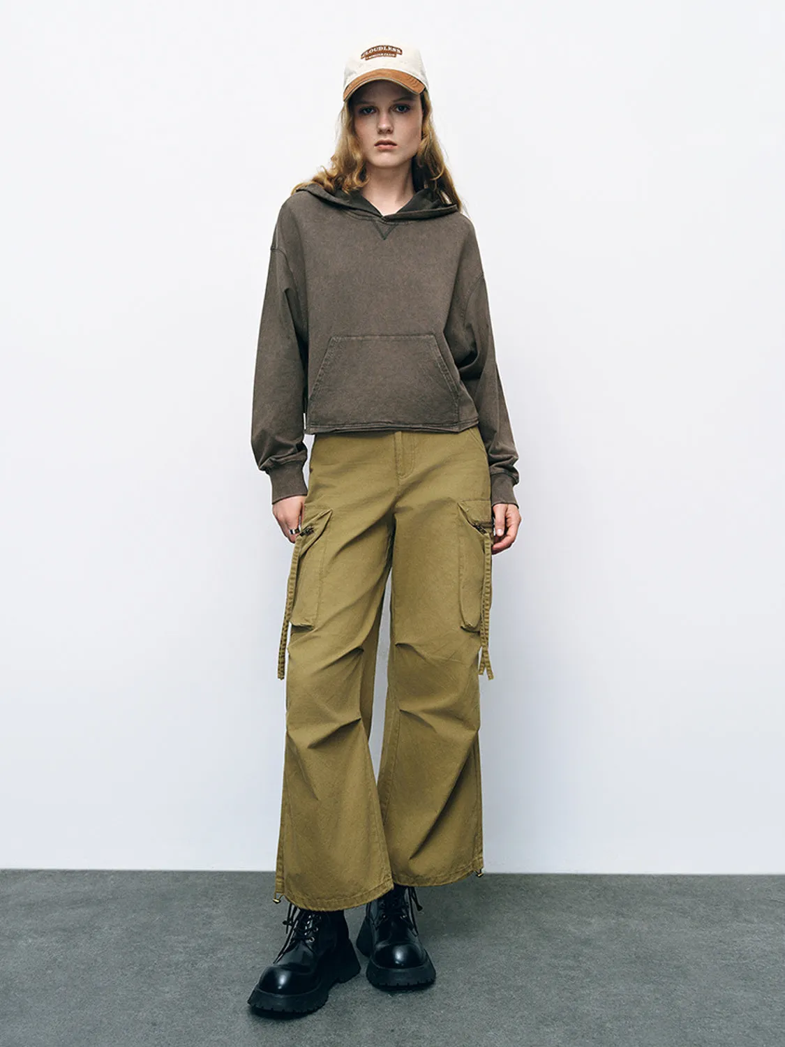 Hooded Loose Sweatshirt sold by Urban Revivo product image thumbnail 5