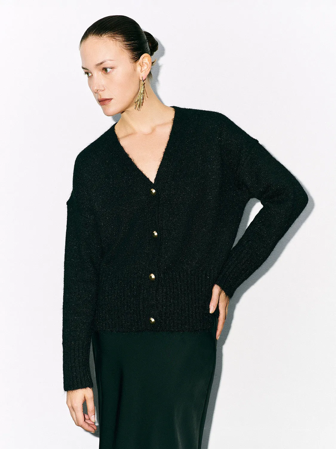 V-Neck Knitted Vest sold by Urban Revivo