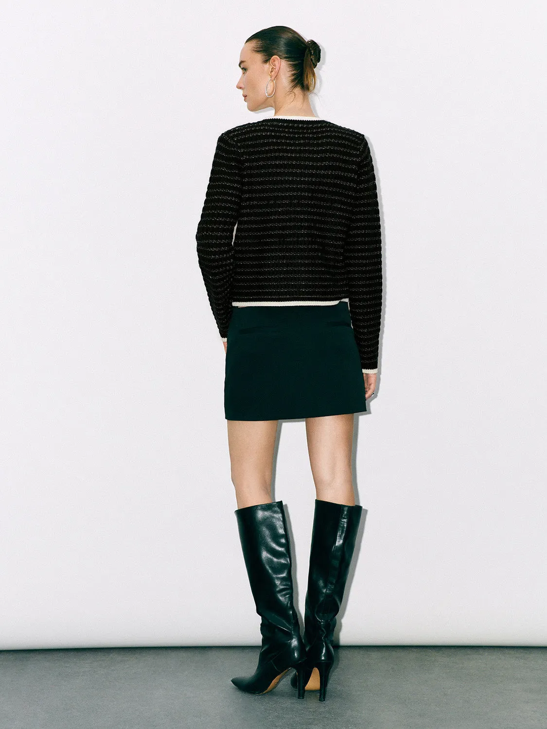 Collared Neck Knitted Cardigans sold by Urban Revivo product image thumbnail 3