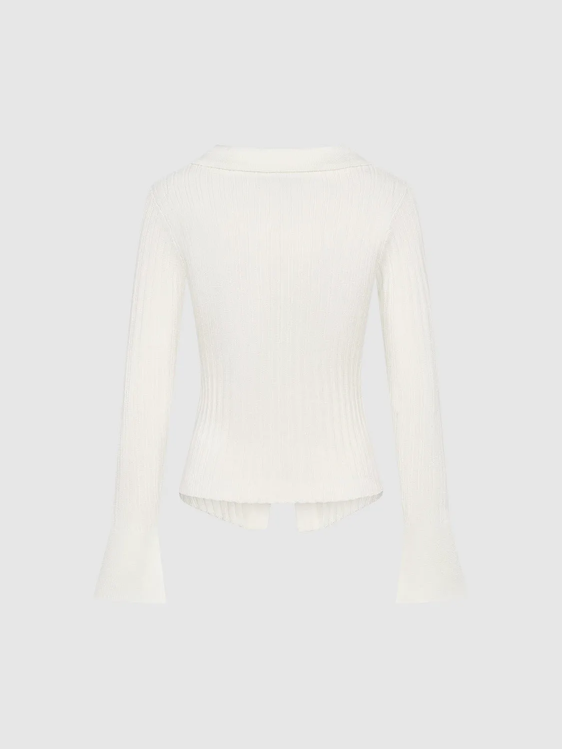 Collared Neck Knitted Cardigans sold by Urban Revivo product image thumbnail 2