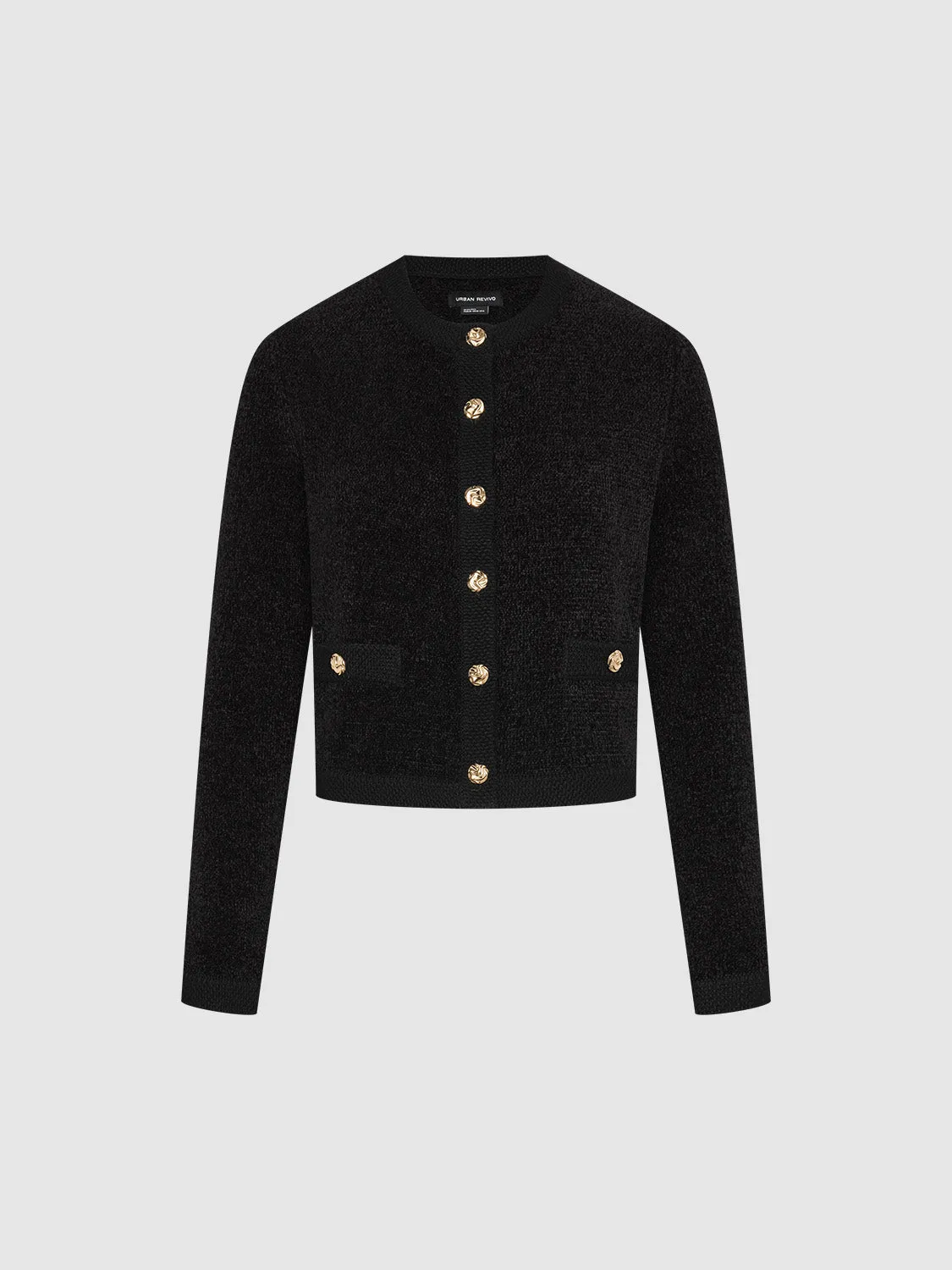 Collared Neck Knitted Cardigans sold by Urban Revivo product image thumbnail 3